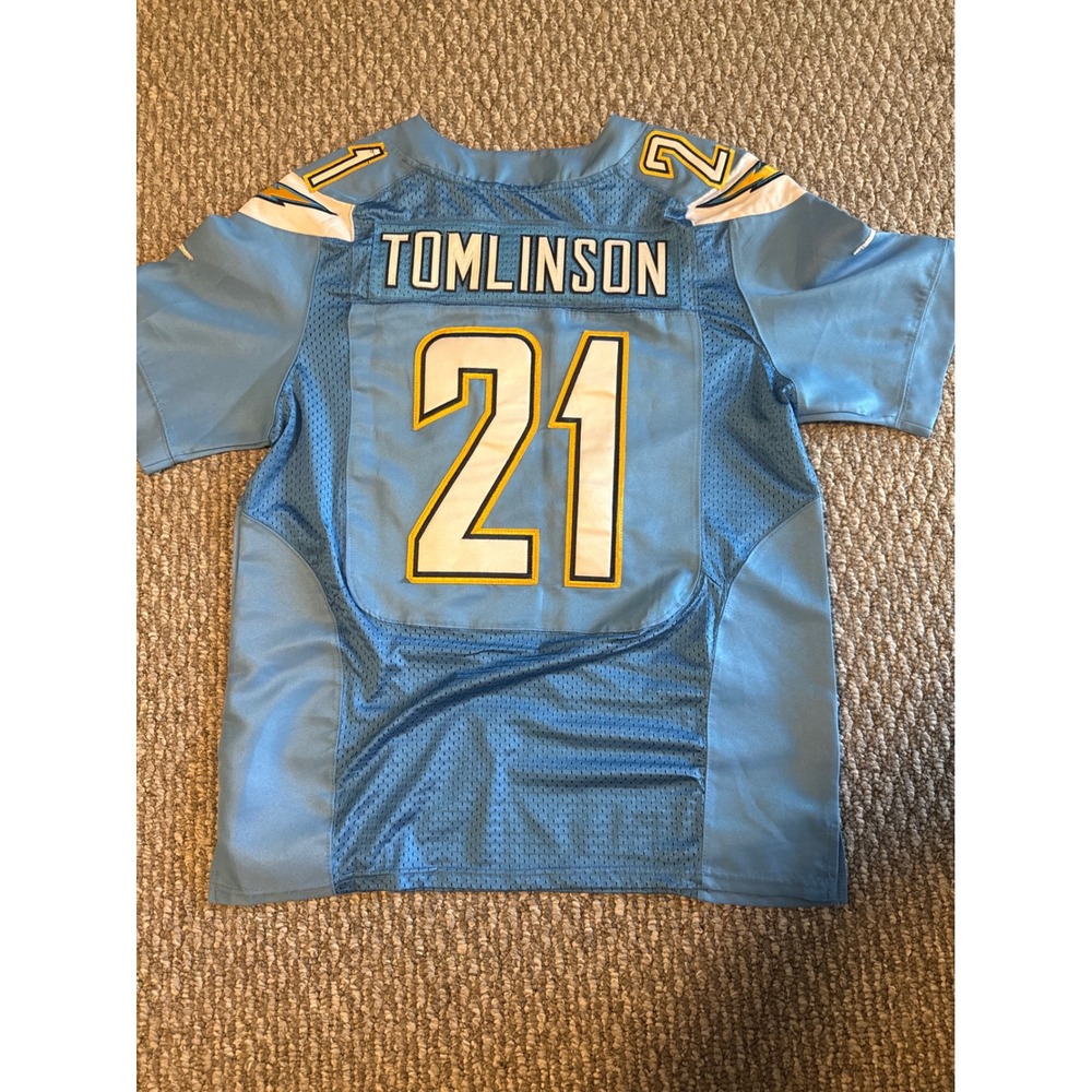 Nike NFL San Diego Chargers LaDainian Tomlinson 21 Jersey Powder‎ Blue Mens 40 M